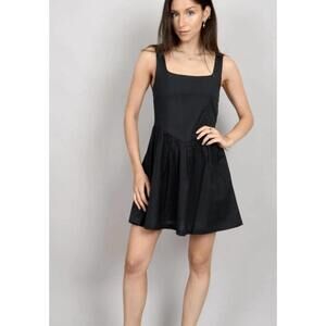 NEW RD INTERNATIONAL hesi mini dress in black
